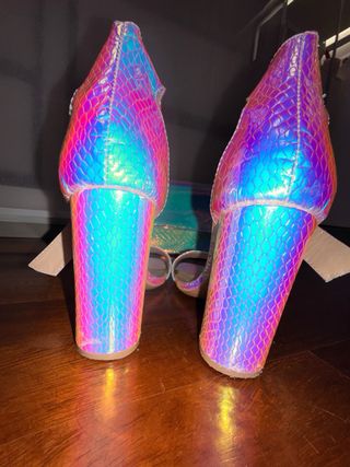 Set Borsa + Sandali Holografici