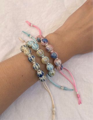 Pulseras Ajustables de Cerámica