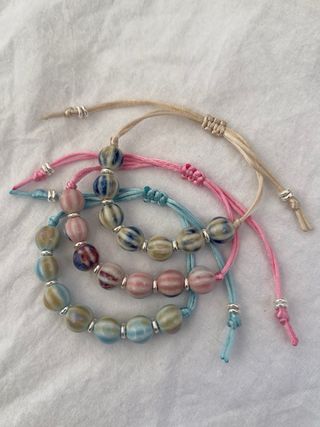 Pulseras Ajustables de Cerámica
