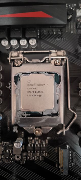 Placa Base Gigabyte i7 7700 + Refrigeración