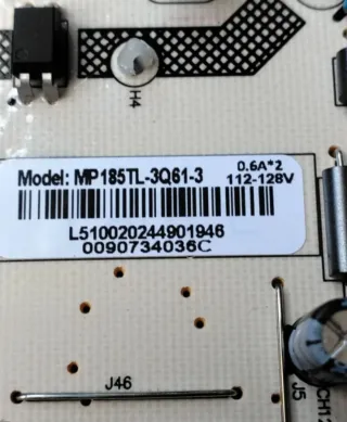 MP185TL-3Q61 REV:1.0 - Fuente H65S80EUX Haier