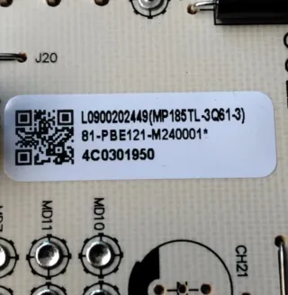 MP185TL-3Q61 REV:1.0 - Fuente H65S80EUX Haier