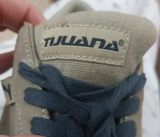 Tenis Tijuana Beige y Azul