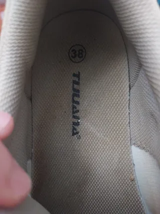 Tenis Tijuana Beige y Azul