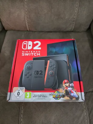 Nintendo Switch 2 sin abrir + Mario Kart 8 Deluxe