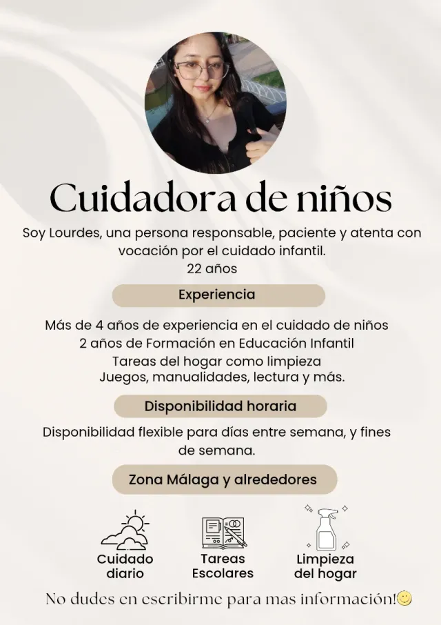 Cuidadora responsable