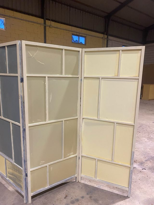 Paravento RISÖR Ikea bianco/nero