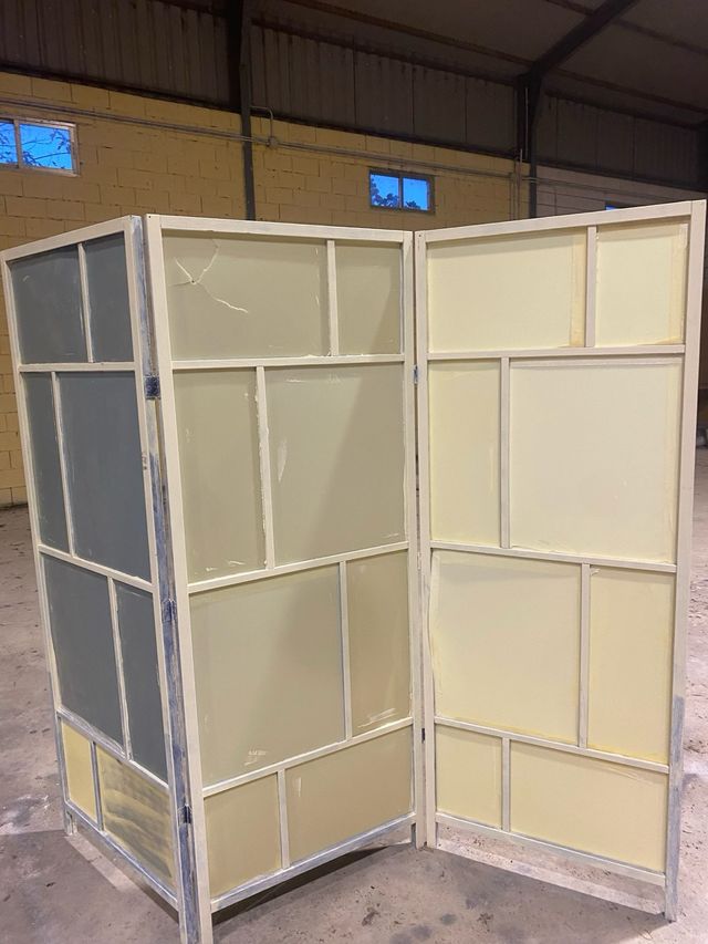 Paravento RISÖR Ikea bianco/nero