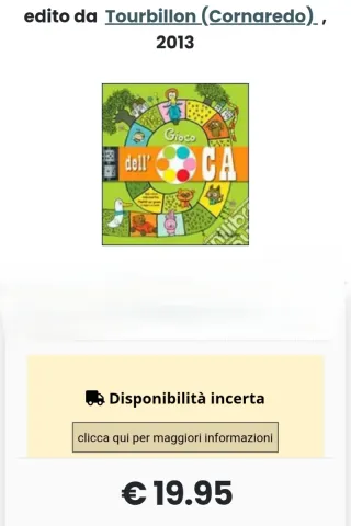 Libro Gioco dell'Oca Tourbillon