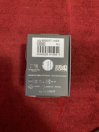 Reloj Casio x Stranger Things Plateado