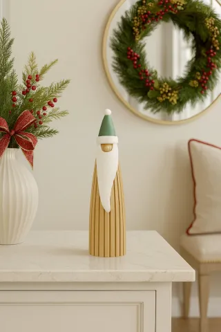 Papa Noel Minimalista Decoración Navideña