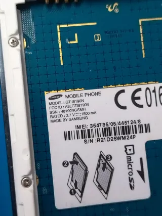 Samsung Móviles Negros y Blancos