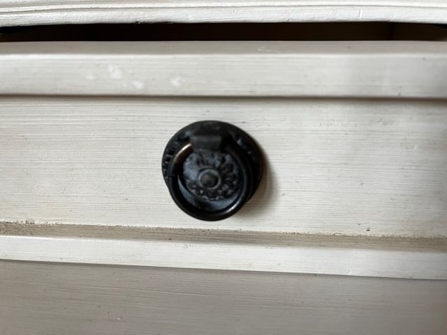 Escritorio Tocador Madera Blanco Clásico