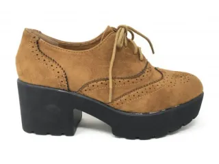 Zapatos de plataforma con cordones