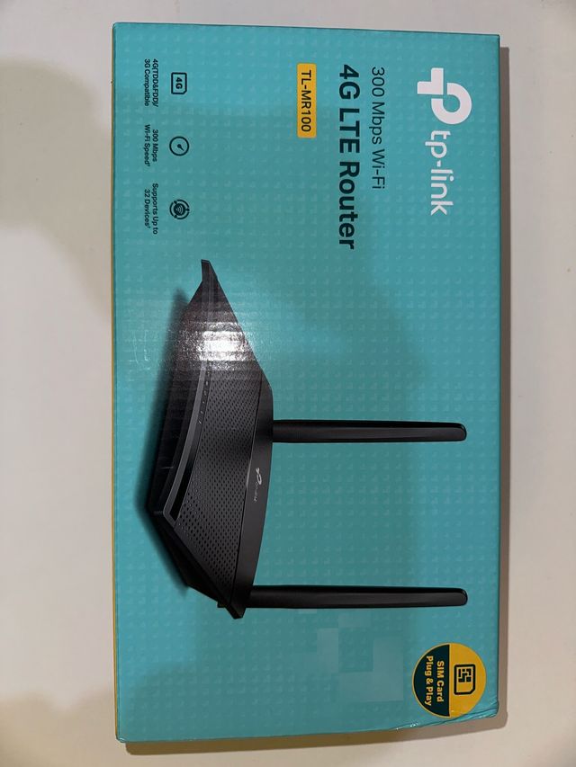 TP-Link TL-MR100 4G LTE Router 300 Mbps Wi-Fi