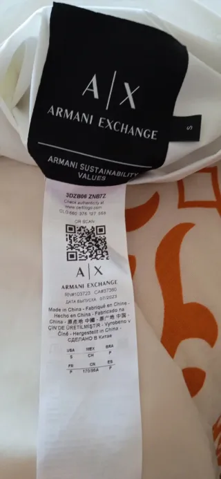 Cazadora Armani Exchange Beige Talla S