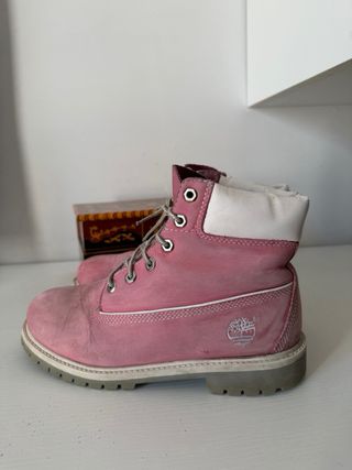 Timberland Stivali Rosa e Bianchi