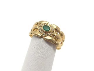 anillo oro 18k con piedra
