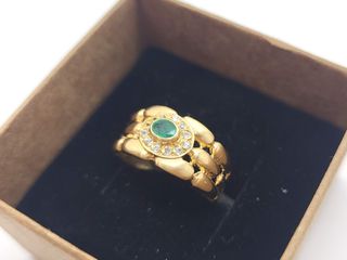 anillo oro 18k con piedra