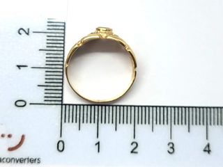 anillo oro 18k con piedra
