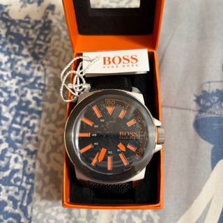 Reloj Hugo Boss Negro y Naranja