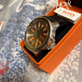 Reloj Hugo Boss Negro y Naranja