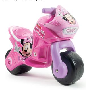 Moto correpasillos Minnie Mouse rosa