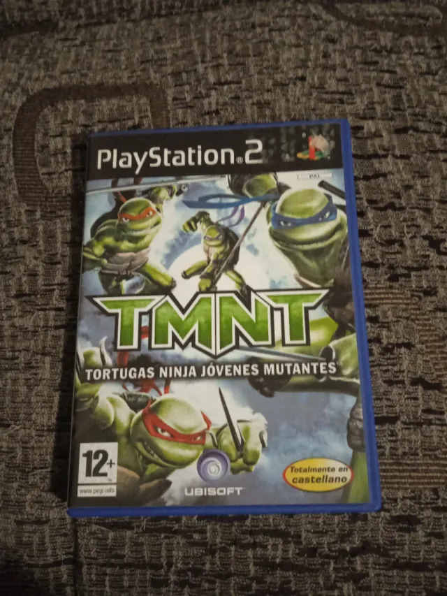 Manual y caja Tortugas Ninja PS2