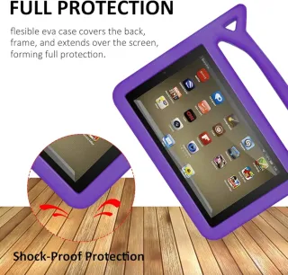 Capa Infantil para Tablet - Roxo