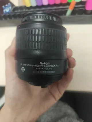 Objetivo Nikon AF-S DX NIKKOR 18-55mm VR