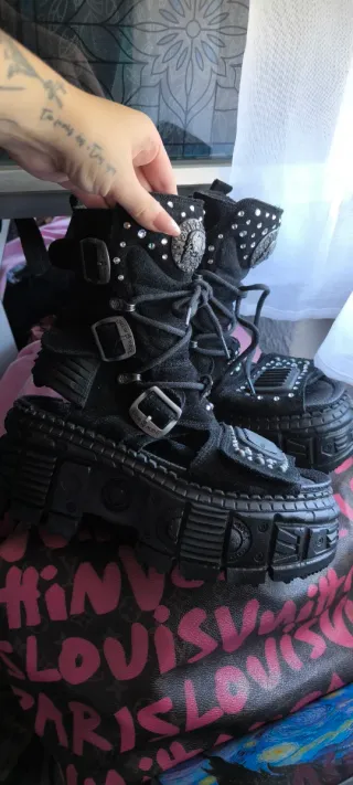 Botas/Sandalias New Rock Swarovski Ed. Limitada