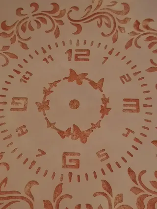 2 Folhas Stencil Steampunk Engrenagens Relógios