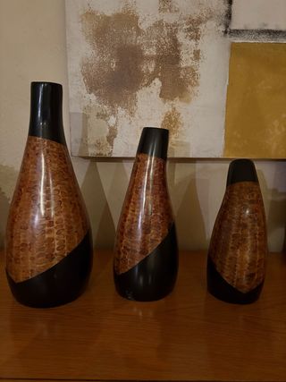 Set 3 Jarrones Decorativos