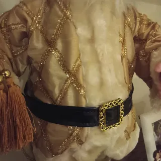 Babbo Natale dorato 62cm