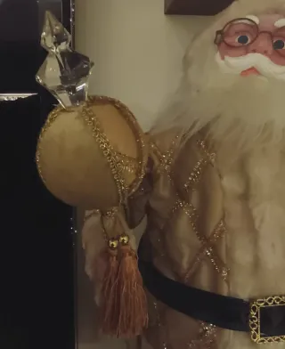Babbo Natale dorato 62cm