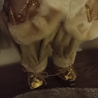 Babbo Natale dorato 62cm