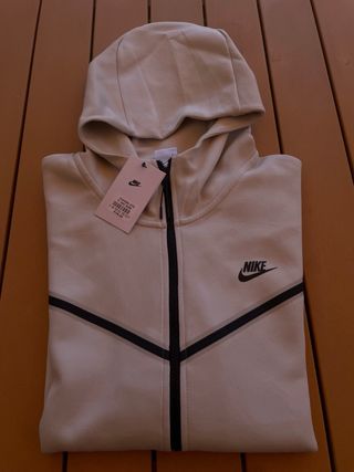 Sudadera Nike Tech Fleece Blanco Talla XL