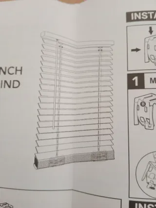 Cortina Veneciana Plástico Blanca