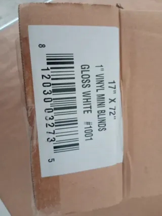 Cortina Veneciana Plástico Blanca