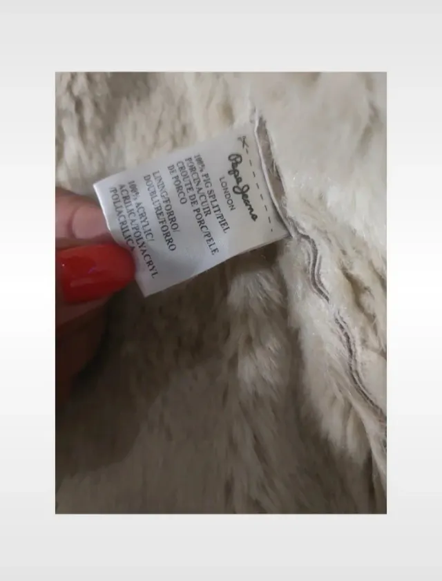 Jaqueta de Couro Pepe Jeans Tamanho L