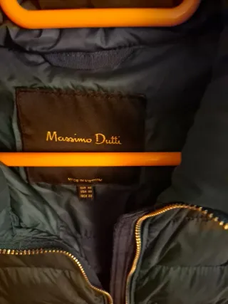 Anorak plumífero verde botella