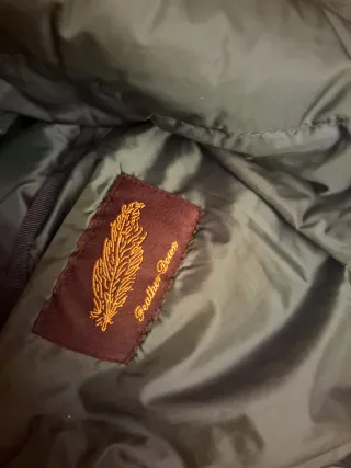 Anorak plumífero verde botella