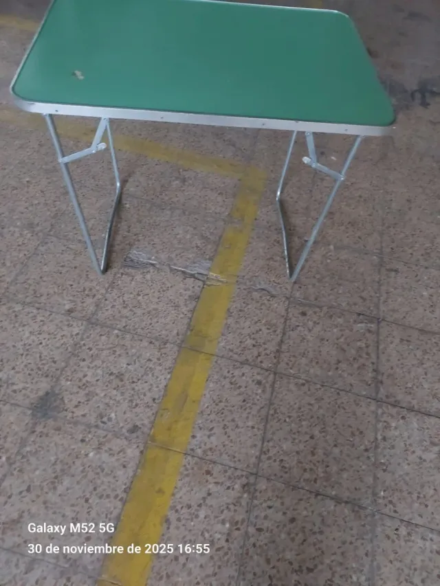 Tavolo da campeggio pieghevole vintage anni '60