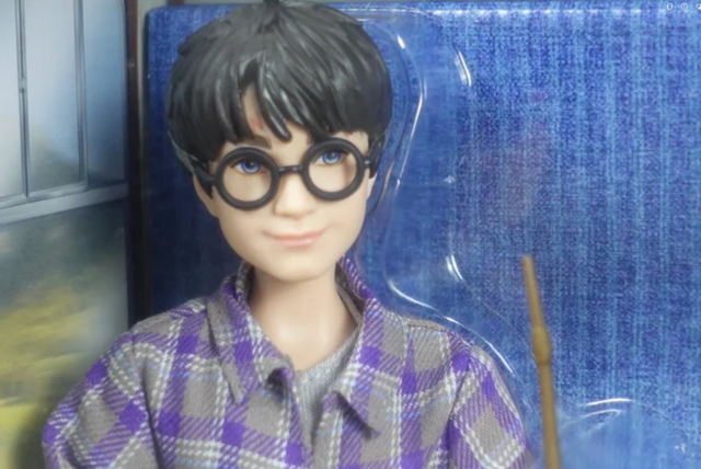 Harry Potter e Ron no trem de Hogwarts