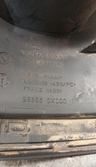 Piloto nissan 268550x000 26855 0x000 terrano 45258