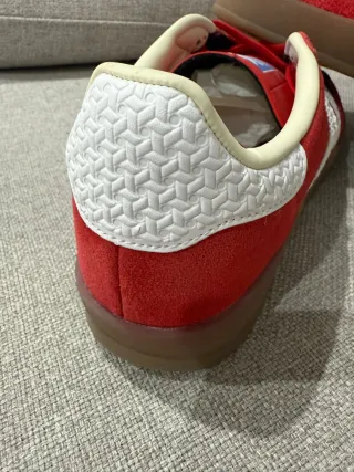 Adidas Gazelle Indoor T.41 Rojo Blanco