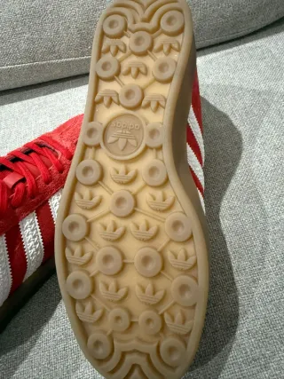 Adidas Gazelle Indoor T.41 Rojo Blanco