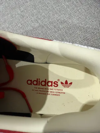 Adidas Gazelle Indoor T.41 Rojo Blanco