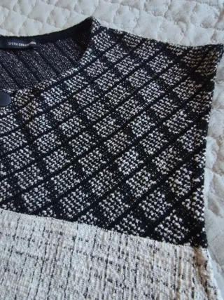 Chaleco excelente  Sfera Mujer , gris/beige ,negro