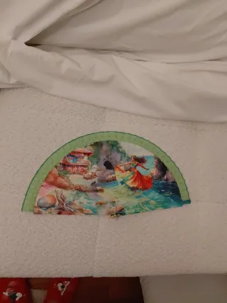 Abanico Español Pintado a Mano